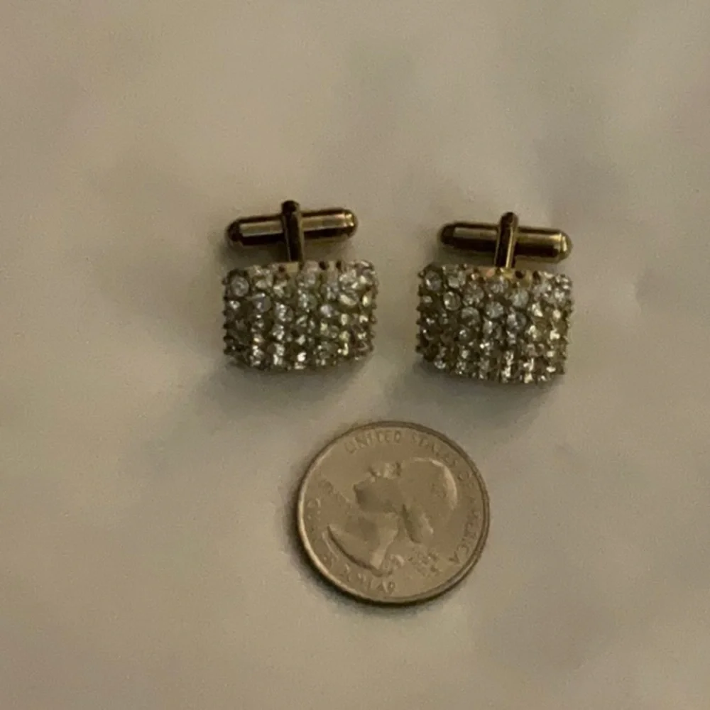 Rhinestone Cufflinks